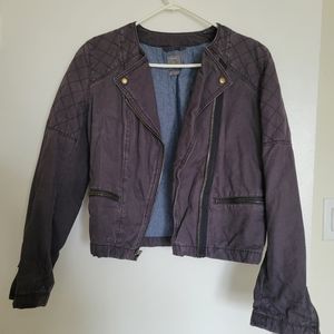 GAP Quilted Moto Jacket sz 12